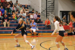 Cookeville High Lady Cavs Spike Cleveland Lady Blue Raiders 3 - 2 Capturing Region Championship10-9-18-49