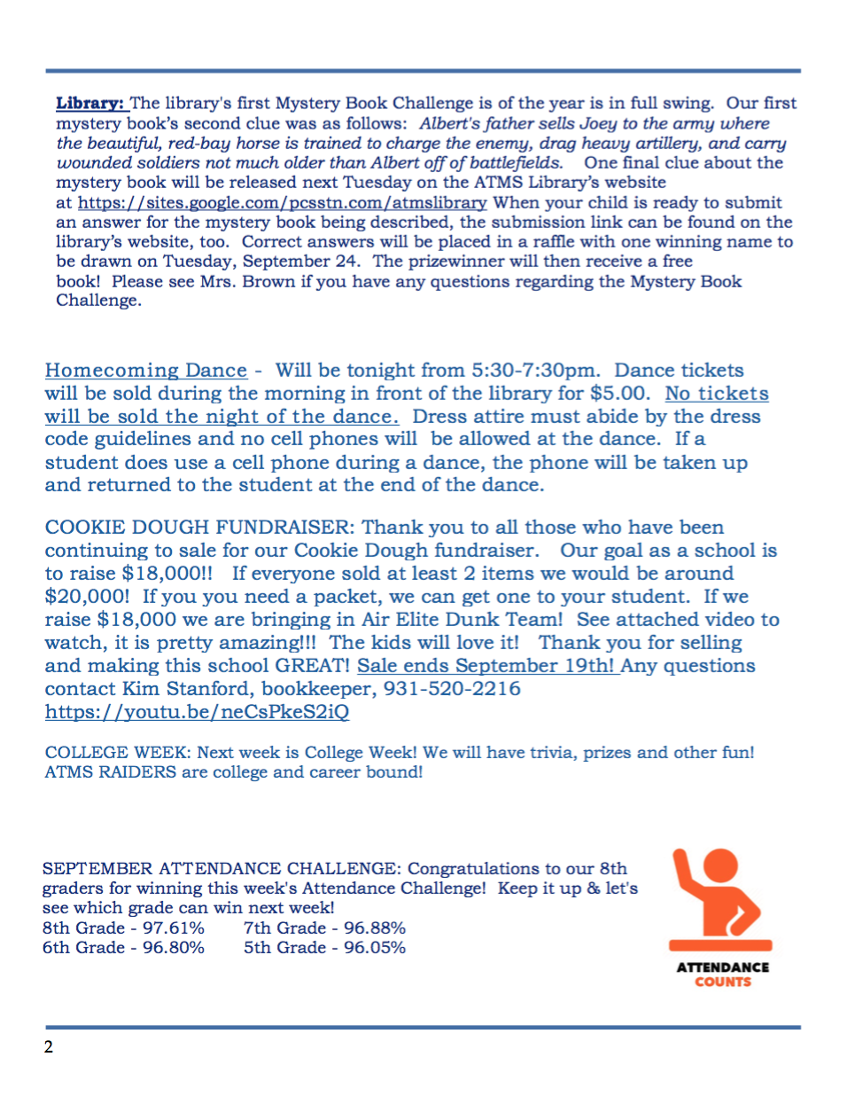 ATMS Happenings Newsletter | Upper Cumberland Reporter